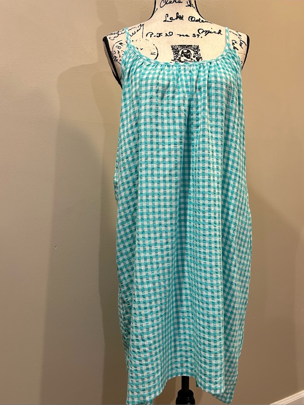 Papinelle Gingham Seersucker Chemise Nightwear